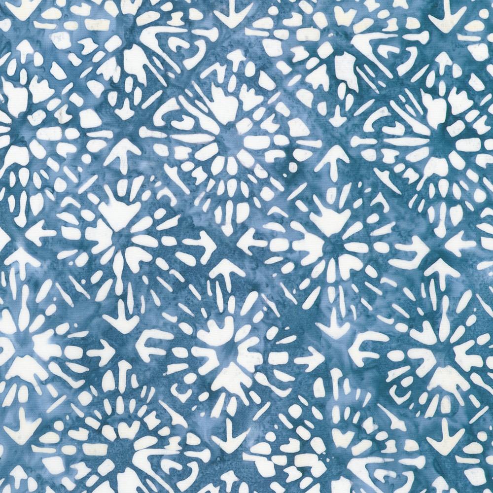 Artisan Batiks: Kasuri Tiles Denim - AMD - 23481 - 67 - Robert Kaufman - Nebraska Quilt Company - F260267
