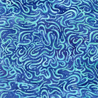 Aurora Dots and Doodles Blue Azure - 612506540 - Island Batik - Nebraska Quilt Company - F2501851