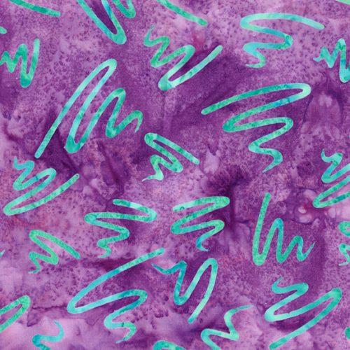 Aurora Squiggle Purple Jelly - 612502430 - Island Batik - Nebraska Quilt Company - F2501861