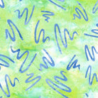 Aurora Squiggle Teal Chameleon Green - 612502965 - Island Batik - Nebraska Quilt Company - F2501842