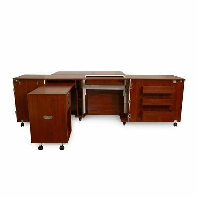 Aussie Sewing Cabinet Teak - Nebraska Quilt Company - SCK8605