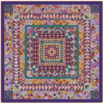 Autumn Postcard Fabric Pack - Nebraska Quilt Company - K04406
