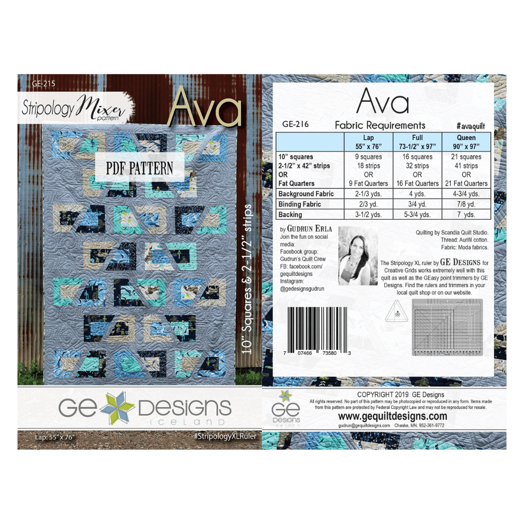 Ava Quilt Pattern - Nebraska Quilt Company - PUB2403192