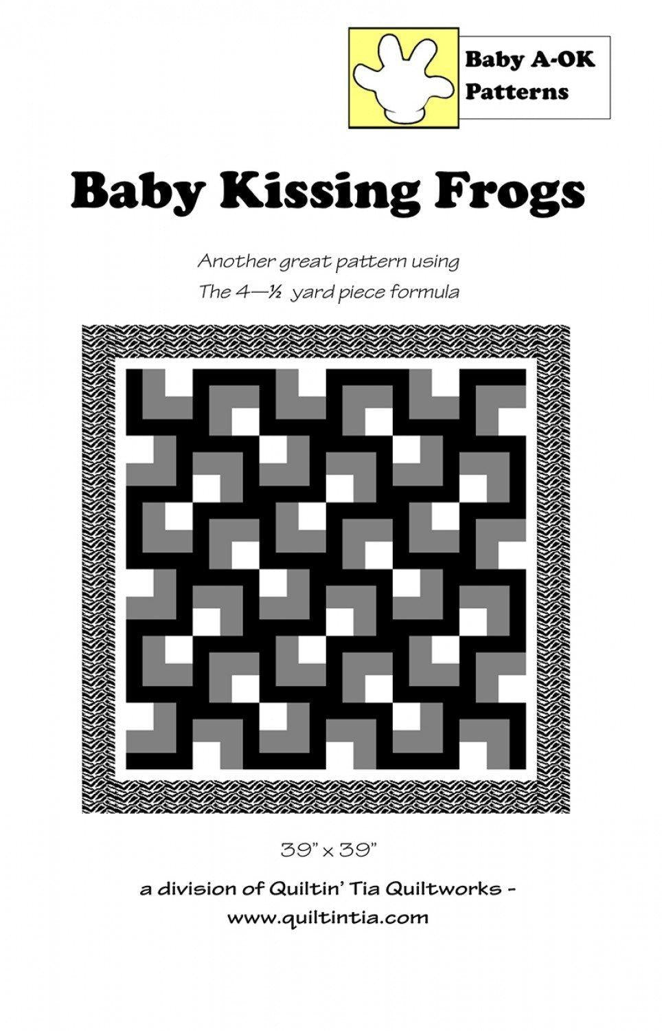 Baby Kissing Frogs Quilt Pattern - Nebraska Quilt Company - PUB2501549