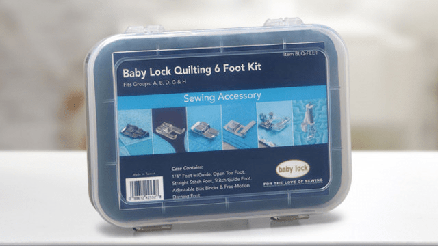 Baby Lock Quilting Foot Kit - Nebraska Quilt Company - ABLQ-FEET