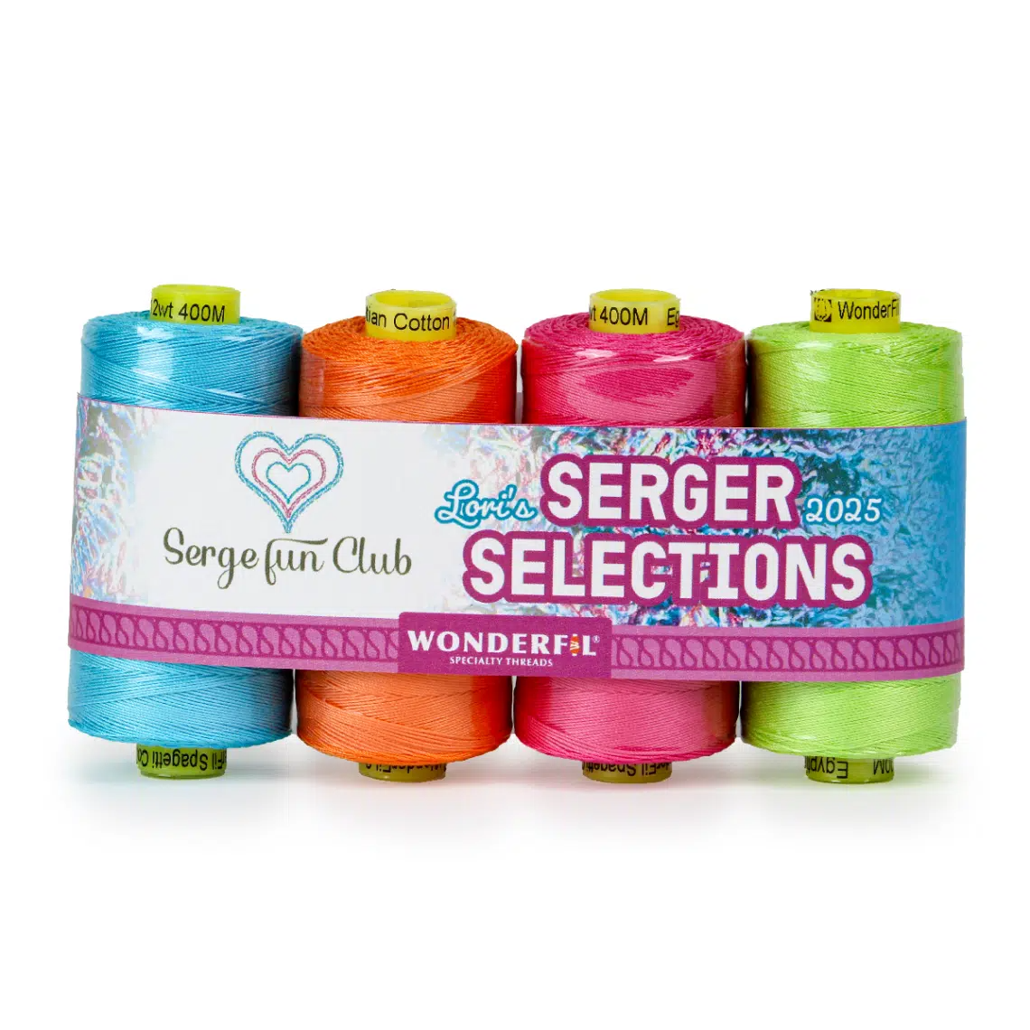 Baby Lock Wonderfil Spaghetti Thread Set - Nebraska Quilt Company - TBL-SERGEFUN-01