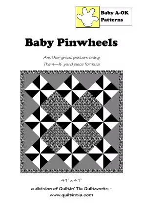 Baby Pinwheels Quilt Pattern - Nebraska Quilt Company - PUB2501550