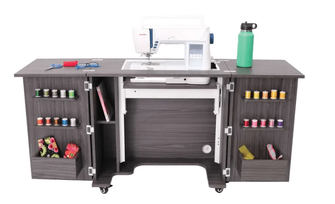 Bandicoot Sewing Cabinet Gray - Nebraska Quilt Company - SCK8207