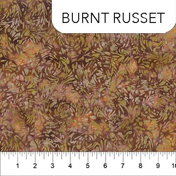 Banyan BFFs Burnt Russet - 81600 - 37 - Banyan Batiks - Nebraska Quilt Company - F84768