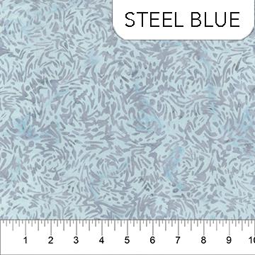 Banyan BFFs Steel Blue - 81600-41 - Banyan Batiks - Nebraska Quilt Company - F84752