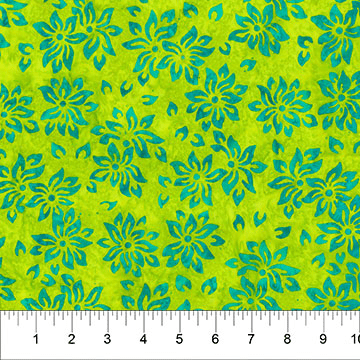 Banyan Rock Candy Edible Floral Limelight - 83114 - 71 - Banyan Batiks - Nebraska Quilt Company - F07600