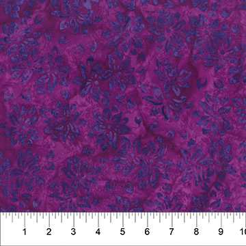 Banyan Rock Candy Edible Floral Plum - 83114 - 82 - Banyan Batiks - Nebraska Quilt Company - F07605