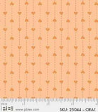 Basically Hugs Hearts Apricot - 4486 25044 ORA1 - P & B Textiles - Nebraska Quilt Company - F2400561