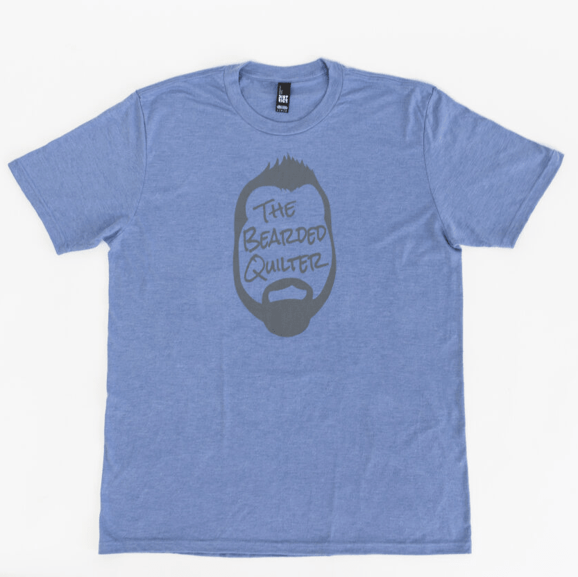 Bearded Quilter Maritime Frost T-Shirt - Small - Nebraska Quilt Company - Z08340