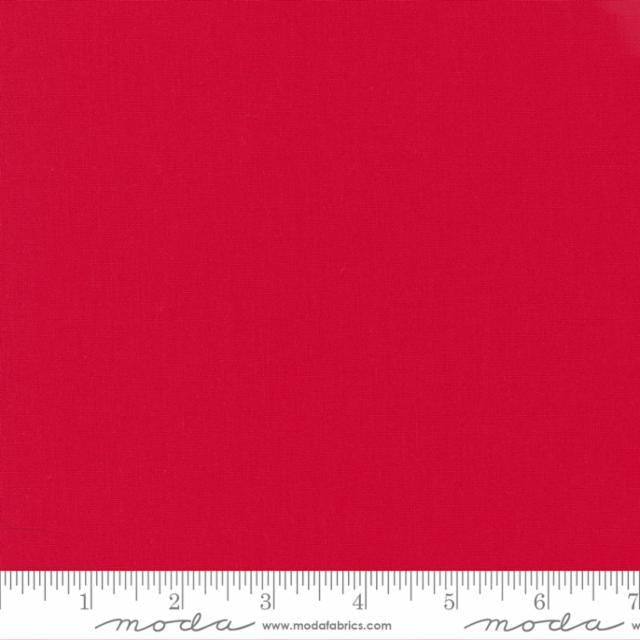 Bella Solids Bettys Red - 9900 123 - Moda Fabrics - Nebraska Quilt Company - F85703