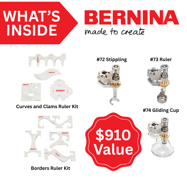 Bernina Quilting Package - Nebraska Quilt Company - A24GWP.Q3QUILTING