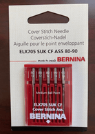 Bernina Needles ELX705 SUK CF 80 - 90 Coverstitch - Nebraska Quilt Company - A103105.70.00