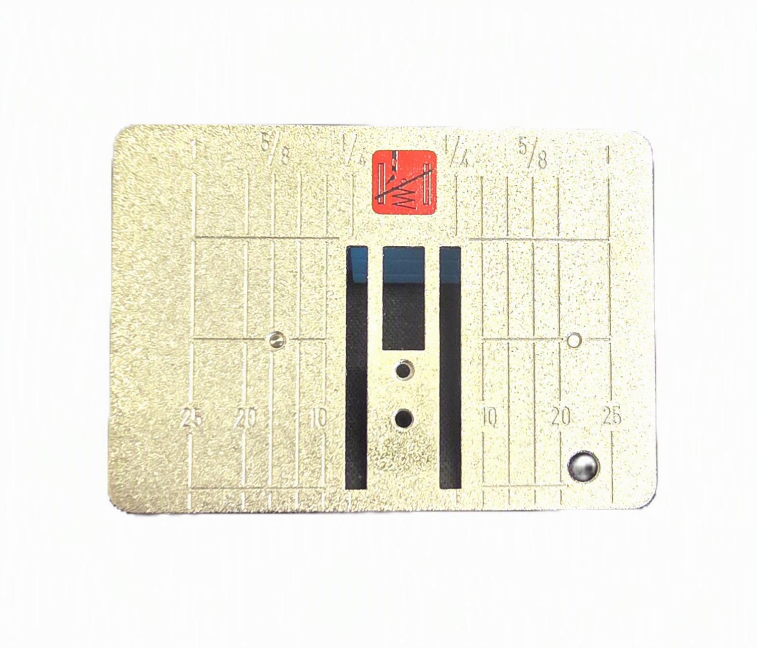 Bernina Stitch Plate Straight Stitch Red 130 | 140 | 150 - 170 - Nebraska Quilt Company - A033339.71.03