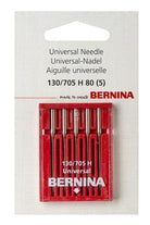 Bernina Universal Needles (5 Pack) 80/12 - Nebraska Quilt Company - A002507.71.08