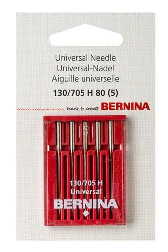 Bernina Universal Needles (5 Pack) 80/12 - Nebraska Quilt Company - A002507.71.08