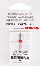 Bernina Universal Twin Needle 70/1.6 (1 Pack) - Nebraska Quilt Company - A002528.71.01