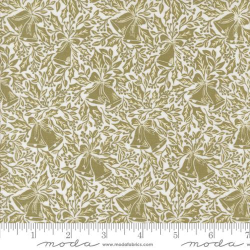 Berry And Pine Bell Song Snow Sage Green - 5242 22 - Moda Fabrics - Nebraska Quilt Company - F2402727