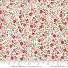 Berry And Pine Christmas Posies Florals Snow - 5241 11 - Moda Fabrics - Nebraska Quilt Company - F2402721