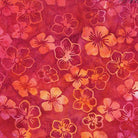 Berry Crush Dogwood Floral Tossed Pink Yellow Multi - 712540801 - Island Batik - Nebraska Quilt Company - F2501829