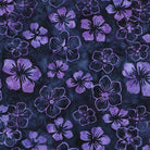 Berry Crush Dogwood Floral Tossed Purple Blackberry Multi - 712540490 - Island Batik - Nebraska Quilt Company - F2501833