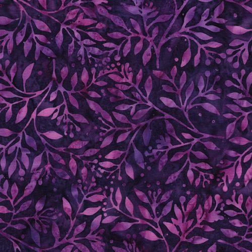 Berry Crush Sprigs Berries Purple - 712543470 - Island Batik - Nebraska Quilt Company - F2501839