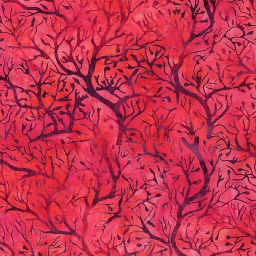 Berry Crush Tree Pink Red Vibes Multi - 712544815 - Island Batik - Nebraska Quilt Company - F2501836