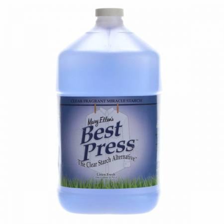 Best Press Spray Starch Linen Fresh Gallon Refill Size - Nebraska Quilt Company - N15578