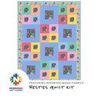Besties Quilt Kit Featuring Assorted Moda Fabrics - Nebraska Quilt Company - K261176