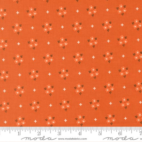 Birch and Willow Blooms Florals Spice - 37722 15 - Moda Fabrics - Nebraska Quilt Company - F262065