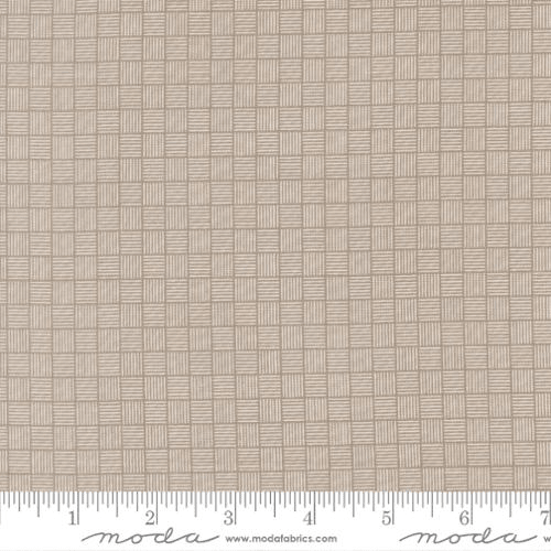 Birch and Willow Crosshatch Stone - 37723 16 - Moda Fabrics - Nebraska Quilt Company - F262069