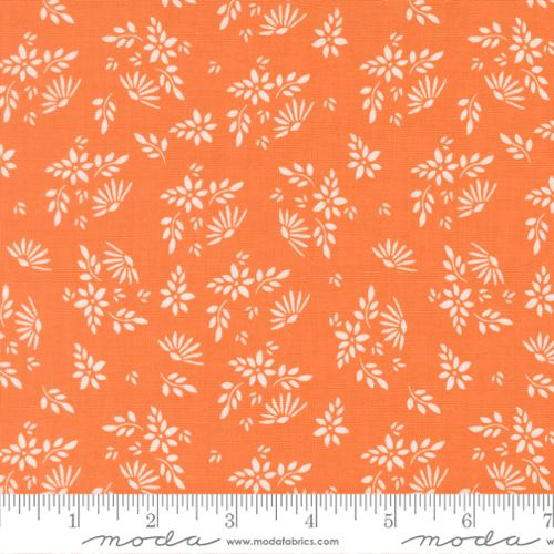 Birch and Willow Flora Florals Pumpkin - 37721 14 - Moda Fabrics - Nebraska Quilt Company - F262063
