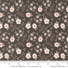 Birch and Willow Mums Charcoal - 37725 18 - Moda Fabrics - Nebraska Quilt Company - F262076