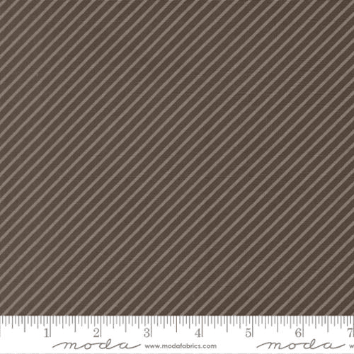Birch and Willow Stripes Charcoal- 37729 18 - Moda Fabrics - Nebraska Quilt Company - F262090