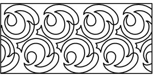 Birdseye 9" Pantograph RD118 - Nebraska Quilt Company - N13313