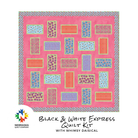 Black and White Express with Whimsy Dasical II - Nebraska Quilt Company - K2490119