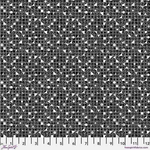Black and White Musical Sonata Black - PWKP065.BLACK - FreeSpirit Fabrics - Nebraska Quilt Company - Black and White Musical Sonata Black - PWKP065.BLACK - FreeSpirit Fabrics