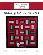 Black & White Express Pattern - Nebraska Quilt Company - PUB02793