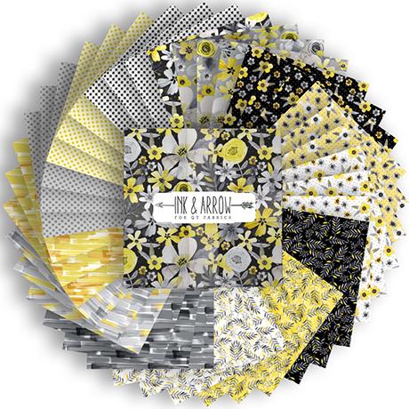 Blissful Blooms 10" Squares Multi 42 Pieces - BLBM - 6PKS - QT Fabrics - Nebraska Quilt Company - Blissful Blooms 10" Squares Multi 42 Pieces - BLBM - 6PKS - QT Fabrics