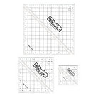 Bloc Loc Half Square Triangle Rulers Set 5 - Nebraska Quilt Company - N08605