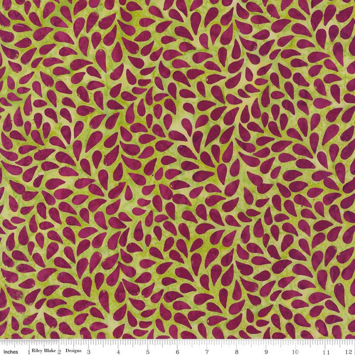Bloom Anyway Leaves Chartreuse - BT23851 - 313 - Riley Blake Designs - Nebraska Quilt Company - F260708