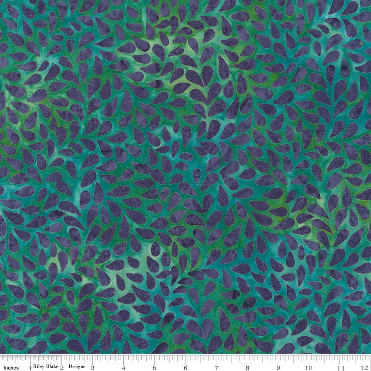 Bloom Anyway Leaves Hunter - BT23851 - 718 - Riley Blake Designs - Nebraska Quilt Company - F260705