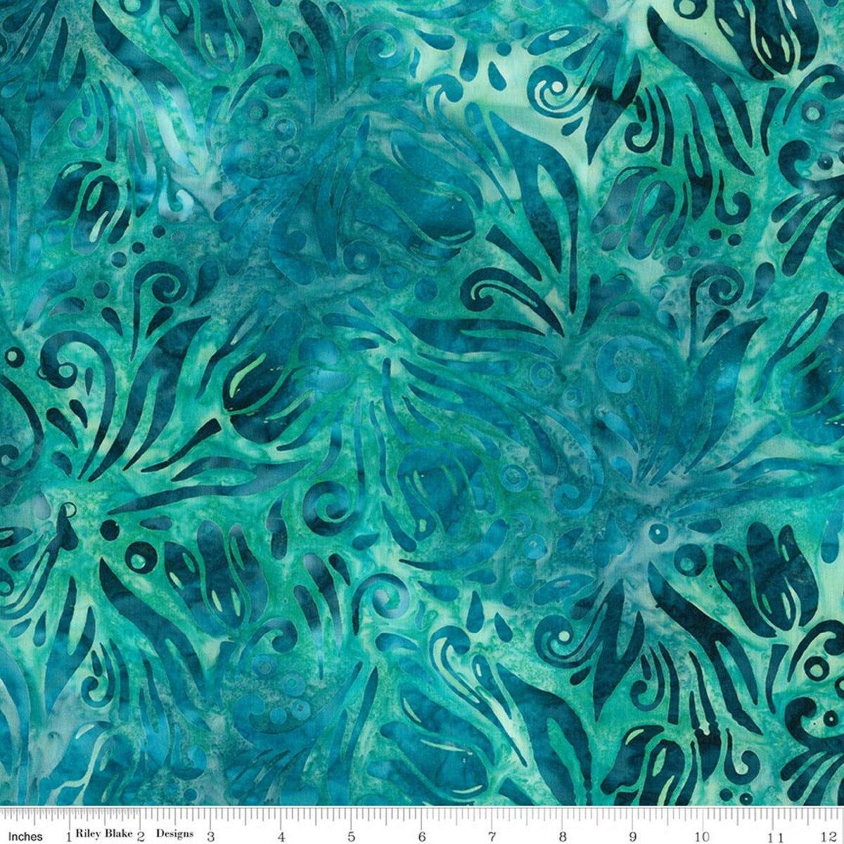 Bloom Anyway Tulips Turquoise Tickle - BT23854 - 677 - Riley Blake Designs - Nebraska Quilt Company - F260714