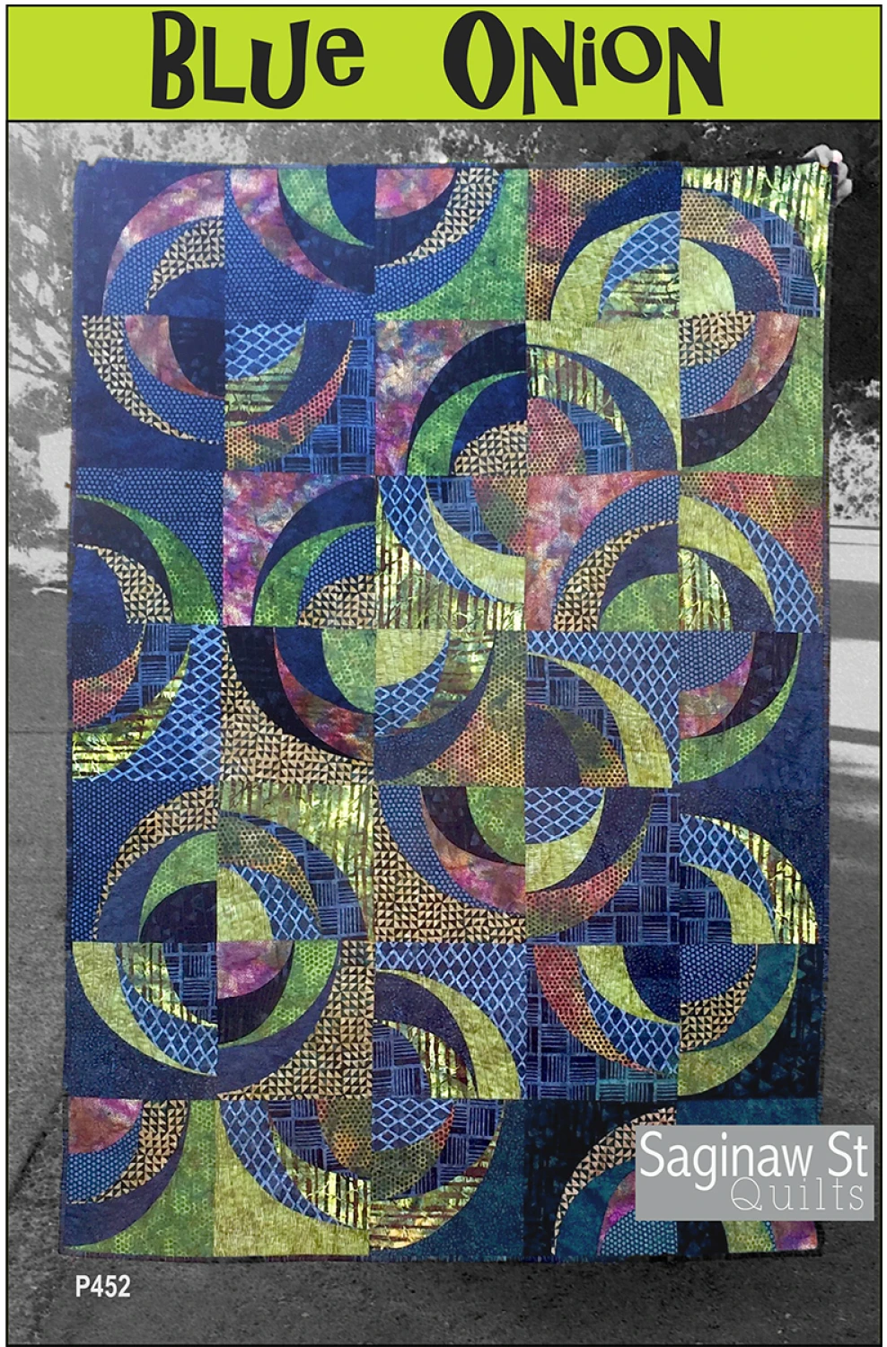 Blue Onion Quilt Pattern - Nebraska Quilt Company - PUB261850