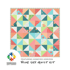 Blue Sky Quilt Kit Featuring Honeyed Horizon - Nebraska Quilt Company - K261084