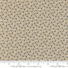 Bluebirds Nest Flowering Vine Tan Blue - 9806 21 - Moda Fabrics - Nebraska Quilt Company - F251375